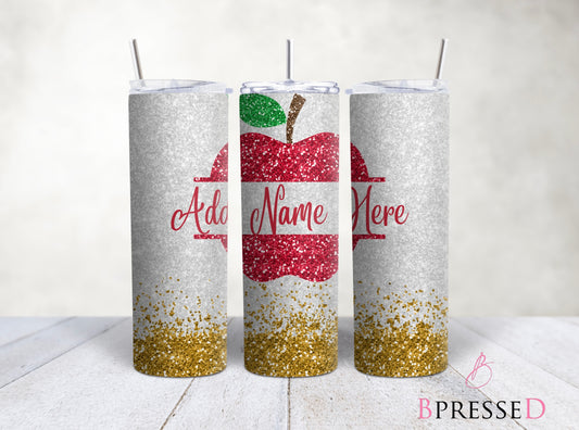 Personalized Apple Tumbler